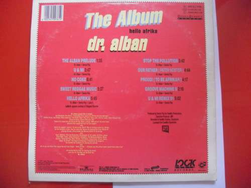 RARE!!! DR ALBAN - HELLO AFRIKA (THE ALBUM) VINYL, LP, RECORD